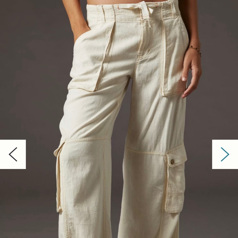 Anthropologie | Beach Cargo Pants